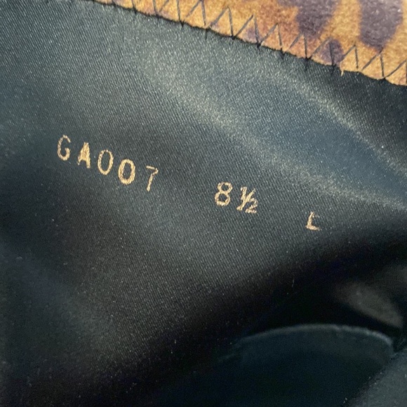 Good American 110mm Icon Faux Suede Leopard Stiletto Ankle Boots Size 8.5 - Picture 9 of 14